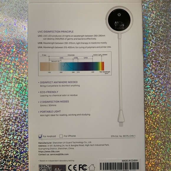59S MINI SUN SANITIZING 2 IN 1 LAMP FOR ANDROID - Picture 10 of 10